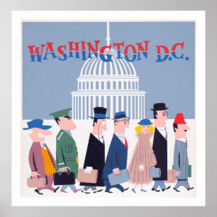 Washington D.C. Politikar Poster