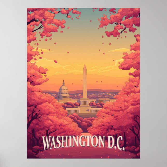 Washington D.C. Poster (Framsidan)