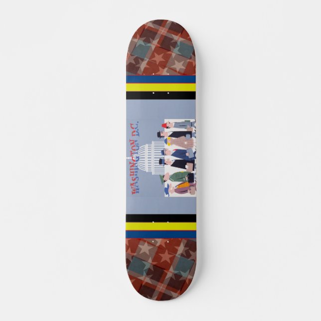 Washington D.C. Skateboard (Framsida)