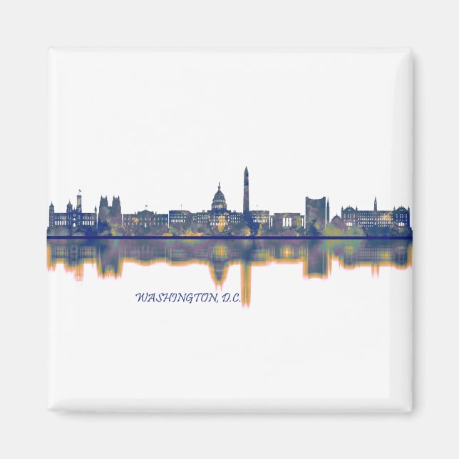 Washington D.C. Skyline Magnet (Framsidan)
