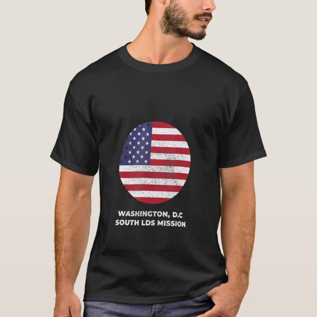 Washington D C South LDS Mission T Shirt (Framsida)