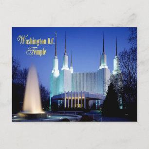 Washington D.C. Temple i Kensington, Maryland Vykort