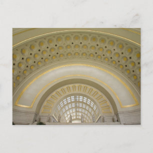 WASHINGTON, D.C. USA. Interiör på Union Station. Vykort