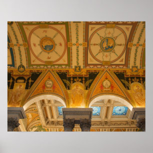 WASHINGTON, D.C. USA Tak i Underbara salen av Poster