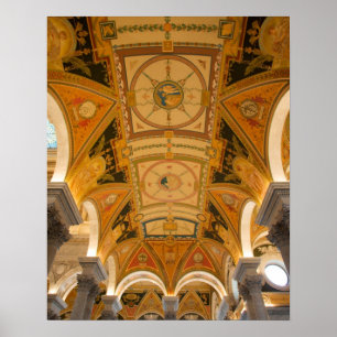 WASHINGTON D.C. USA. Taket av understöder golv Poster
