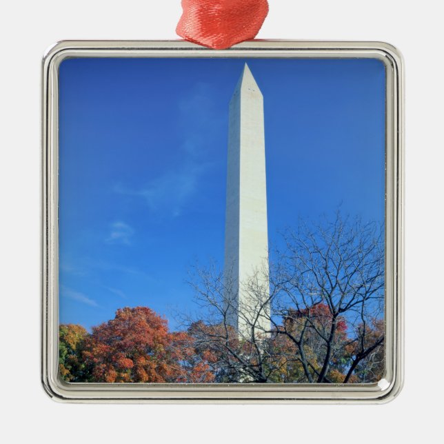 WASHINGTON, D.C. USA. Washington Monument reser Julgransprydnad Metall (Framsidan)