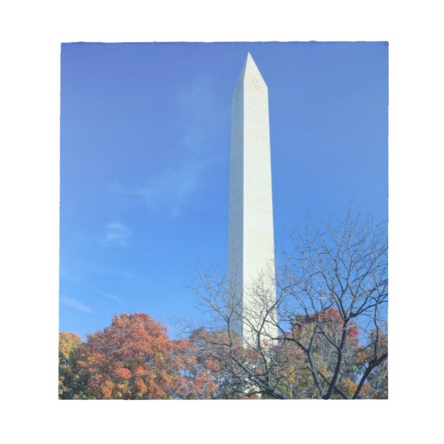 WASHINGTON, D.C. USA. Washington Monument reser si Anteckningsblock (Framsida)