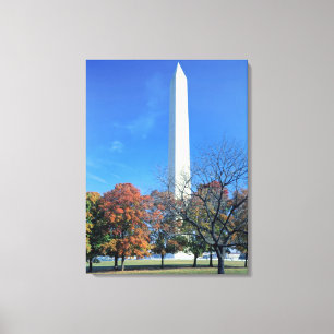 WASHINGTON, D.C. USA. Washington Monument reser si Canvastryck