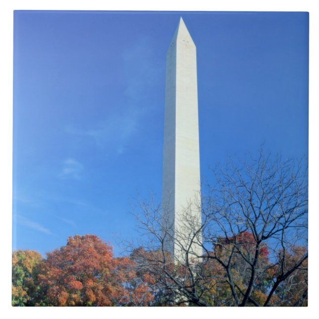 WASHINGTON, D.C. USA. Washingtonmonumentet reser s Kakelplatta (Framsidan)