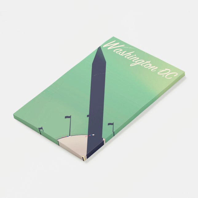 Washington D.C vintage reseaffiche Post-it Block (Vinklad)
