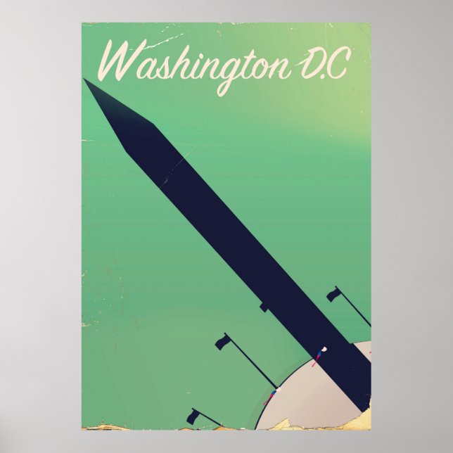 Washington D.C. Vintage resemapposters Poster (Framsidan)