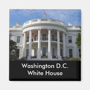 Washington D.c.-Vita hus Magnet