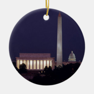 Washington DC 2 Julgransprydnad Keramik