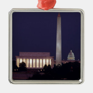 Washington DC 2 Julgransprydnad Metall