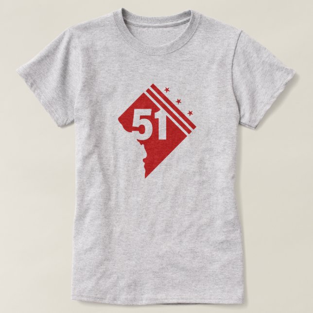 Washington DC 51:a staten T-Shirt (Design framsida)