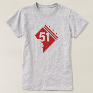 Washington DC 51:a statsmakten T-Shirt
