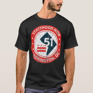 Washington DC 51:a statsstödsgåva T Shirt
