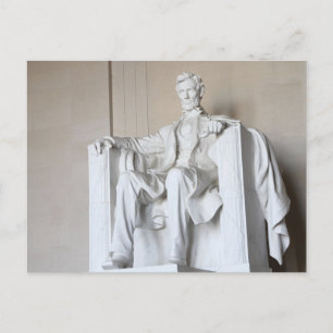 Washington DC Abraham Lincoln-minnesmärket vykort