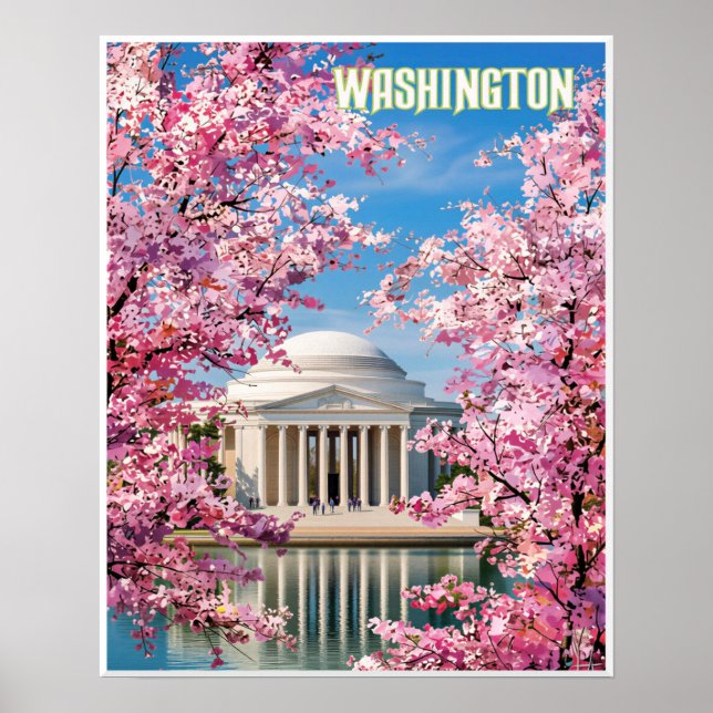 Washington DC-affisch Poster (Framsidan)