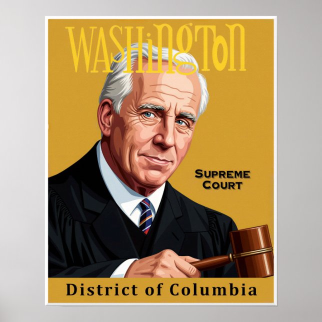 Washington DC-affisch Poster (Framsidan)