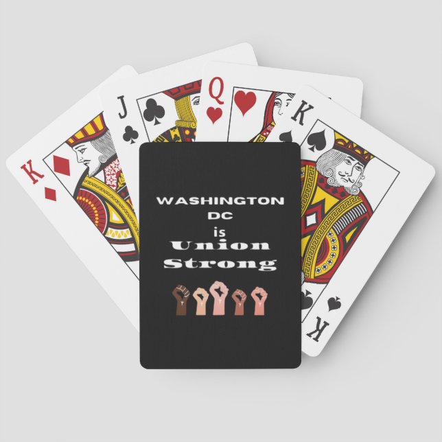 Washington DC är EU-starkt klassiskt - arbetsdagen Casinokort (Baksidan)