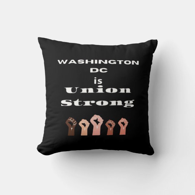 Washington DC är EU-starkt klassiskt - arbetsdagen Kudde (Framsida)
