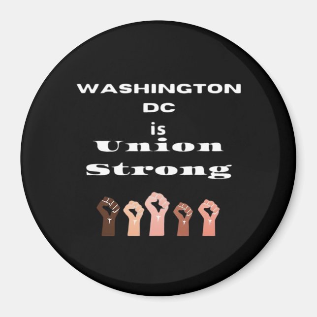 Washington DC är EU-starkt klassiskt - arbetsdagen Magnet (Framsidan)