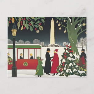 Washington DC Art Deco Stil-kort Vykort