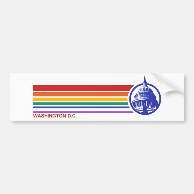 Washington DC Bildekal (Framsidan)