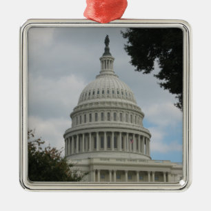 Washington DC Capitol-prydnad Julgransprydnad Metall