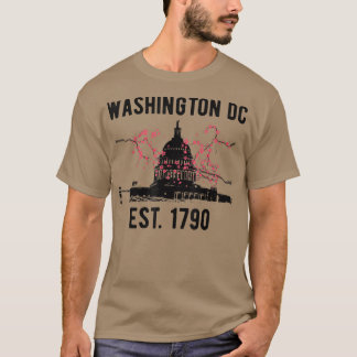 Washington DC Cherry Blommar Huvudstad Backe USA S T Shirt