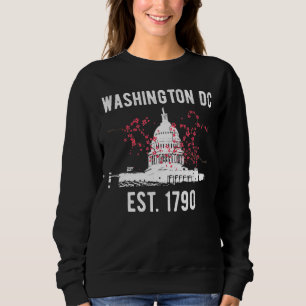 Washington Dc Cherry Blommar Huvudstad Backe Usa S T Shirt