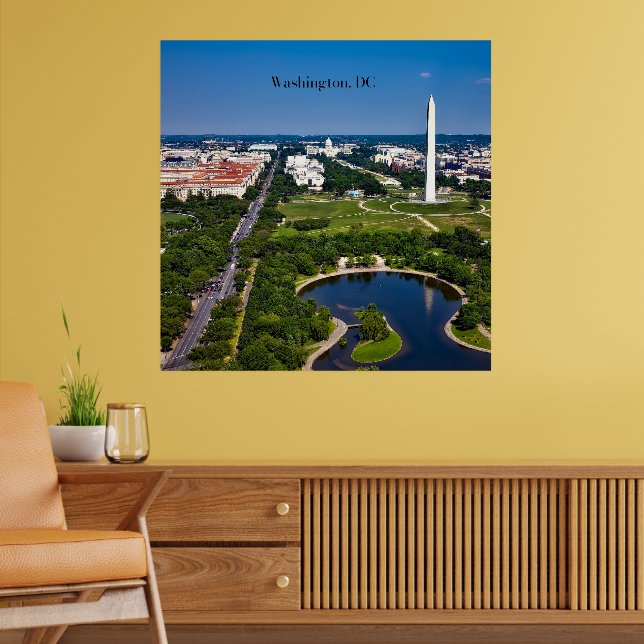 Washington DC cityscape Poster (Vardagsrum 2)