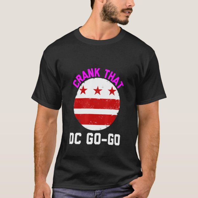 Washington Dc Crank som Go Music T Shirt (Framsida)