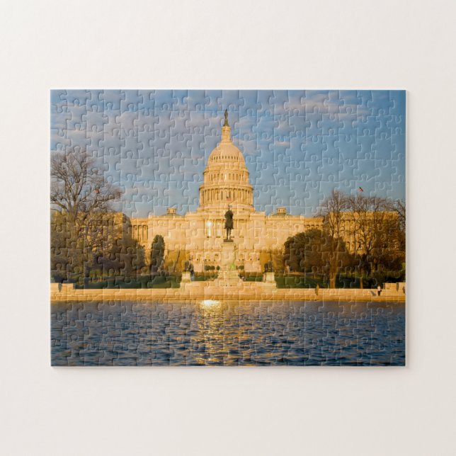 Washington DC. Delstatshuvudstad. Pussel (Horisontell)