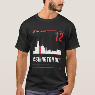 Washington DC DMV Skyline ShiftTape Vol 12 T Shirt