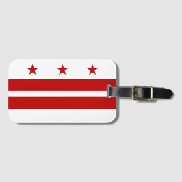 Washington DC flagga Bagagebricka