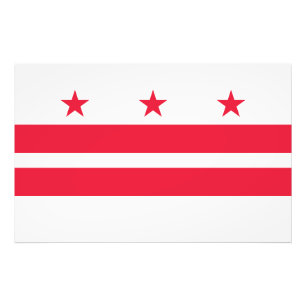 Washington DC flagga Fototryck