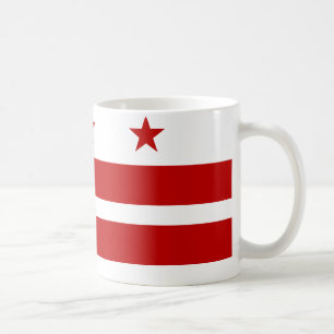 Washington DC-flagga Kaffemugg