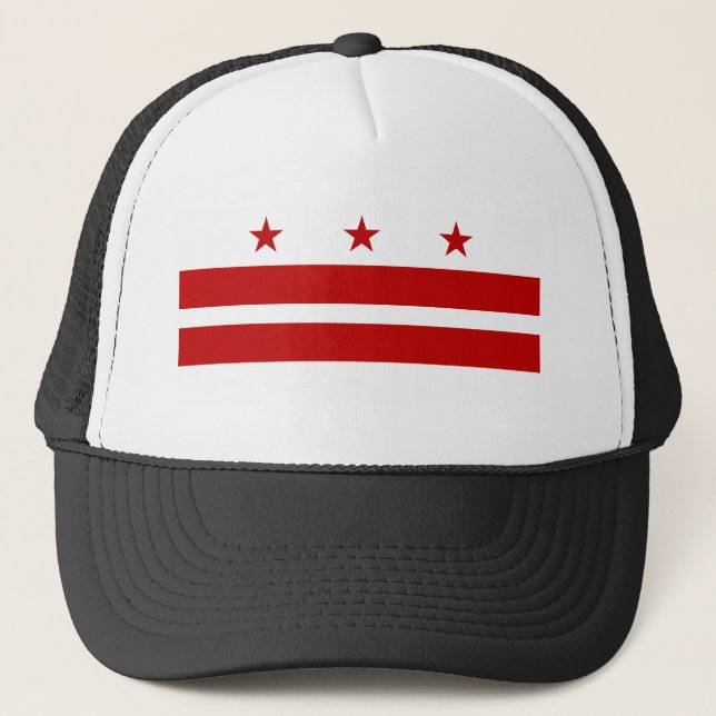Washington DC Flagga Keps (Framsida)