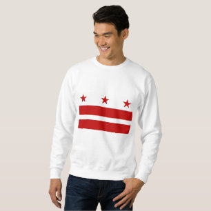 Washington DC flagga Lång Ärmad Tröja
