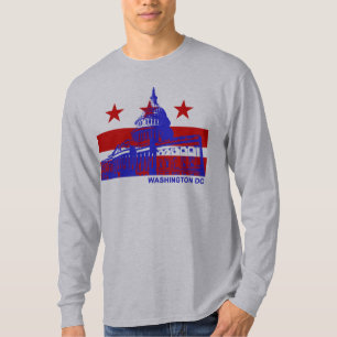 Washington DC Flagga T Shirt