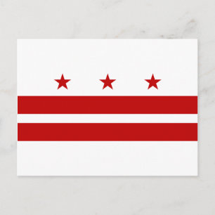 Washington DC Flagga Vykort
