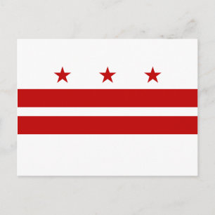 Washington DC Flagga Vykort