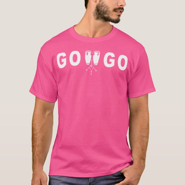 Washington Dc Go Conga Drums Gift T Shirt (Framsida)