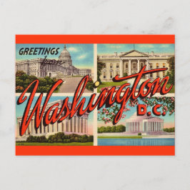 Washington DC Hälsningar vykort