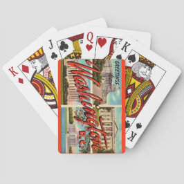 Washington DC Hälsningskort Lekkort Casinokort