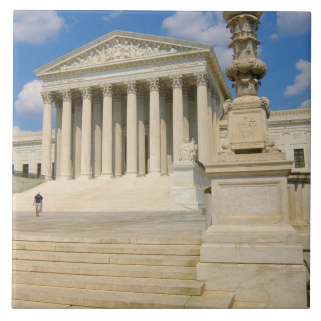 Washington, DC, Högsta domstolbyggnaden Kakelplatta (Framsidan)