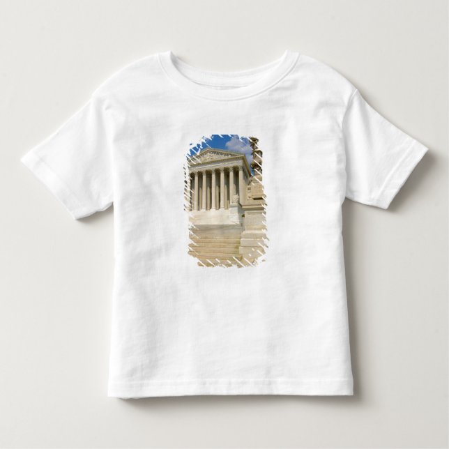 Washington DC, högsta domstolenbyggnad Tee (Framsida)