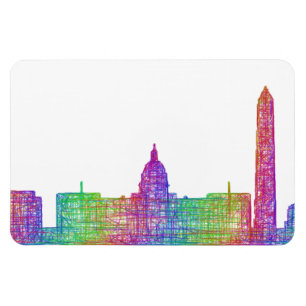 Washington DC-horisont Magnet